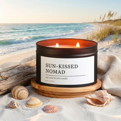 Sun-Kissed Nomad, Mango & Coconut Milk Candle Tropical Boho Scent