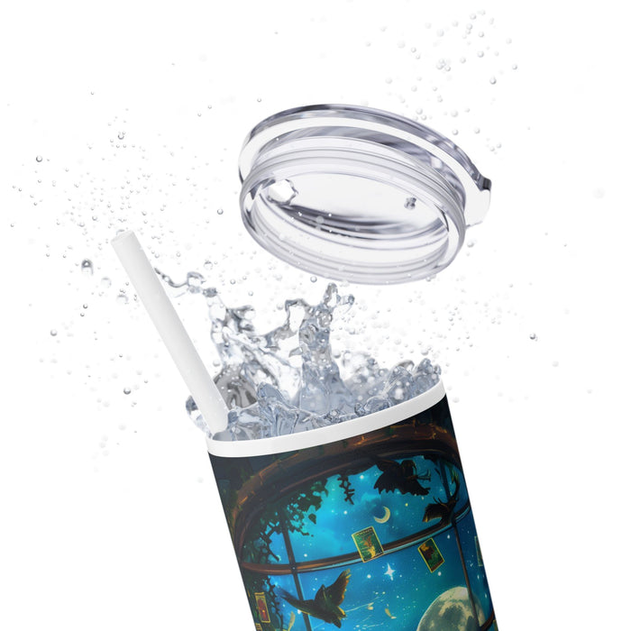 Top lid off Drink Splashing