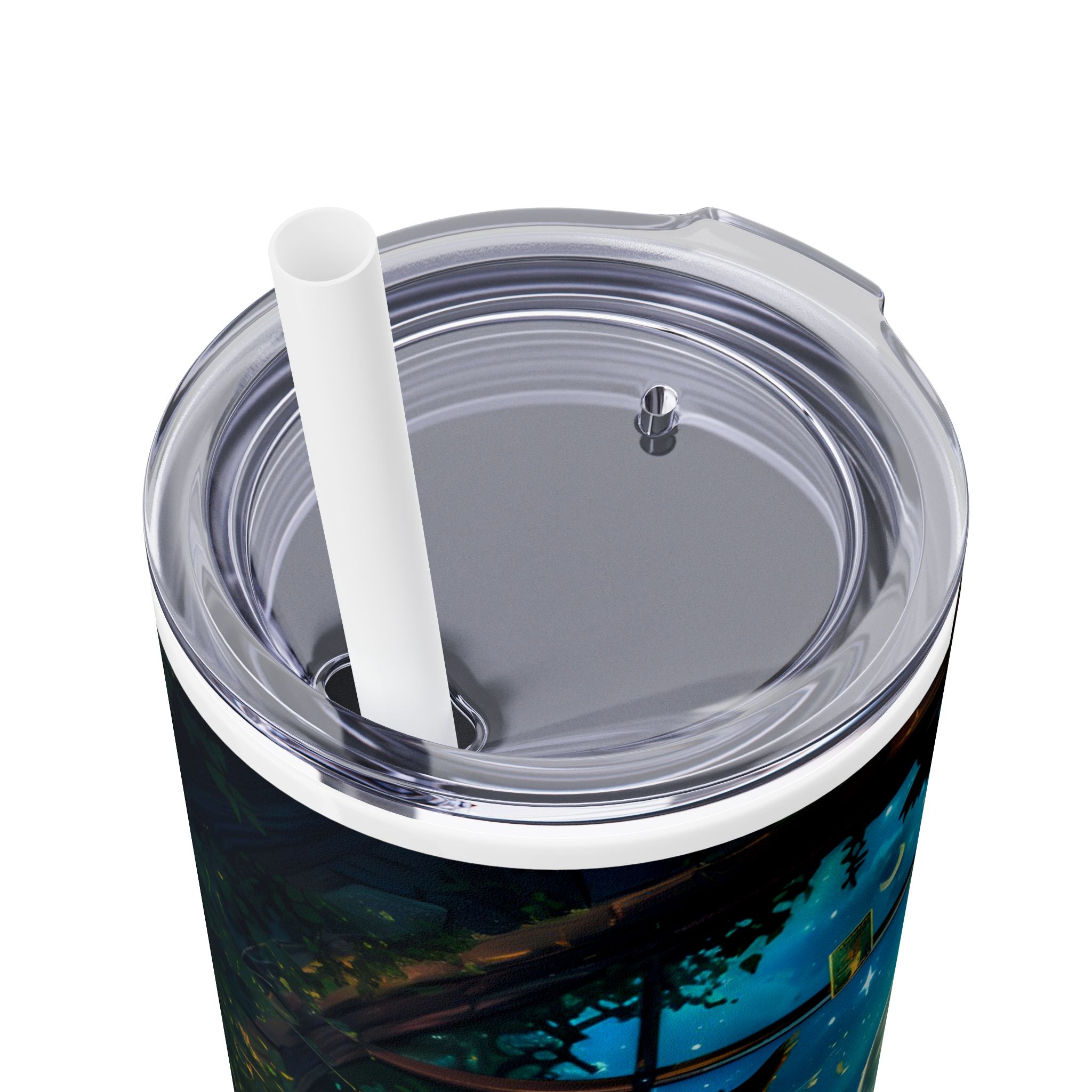 Top View with Straw
