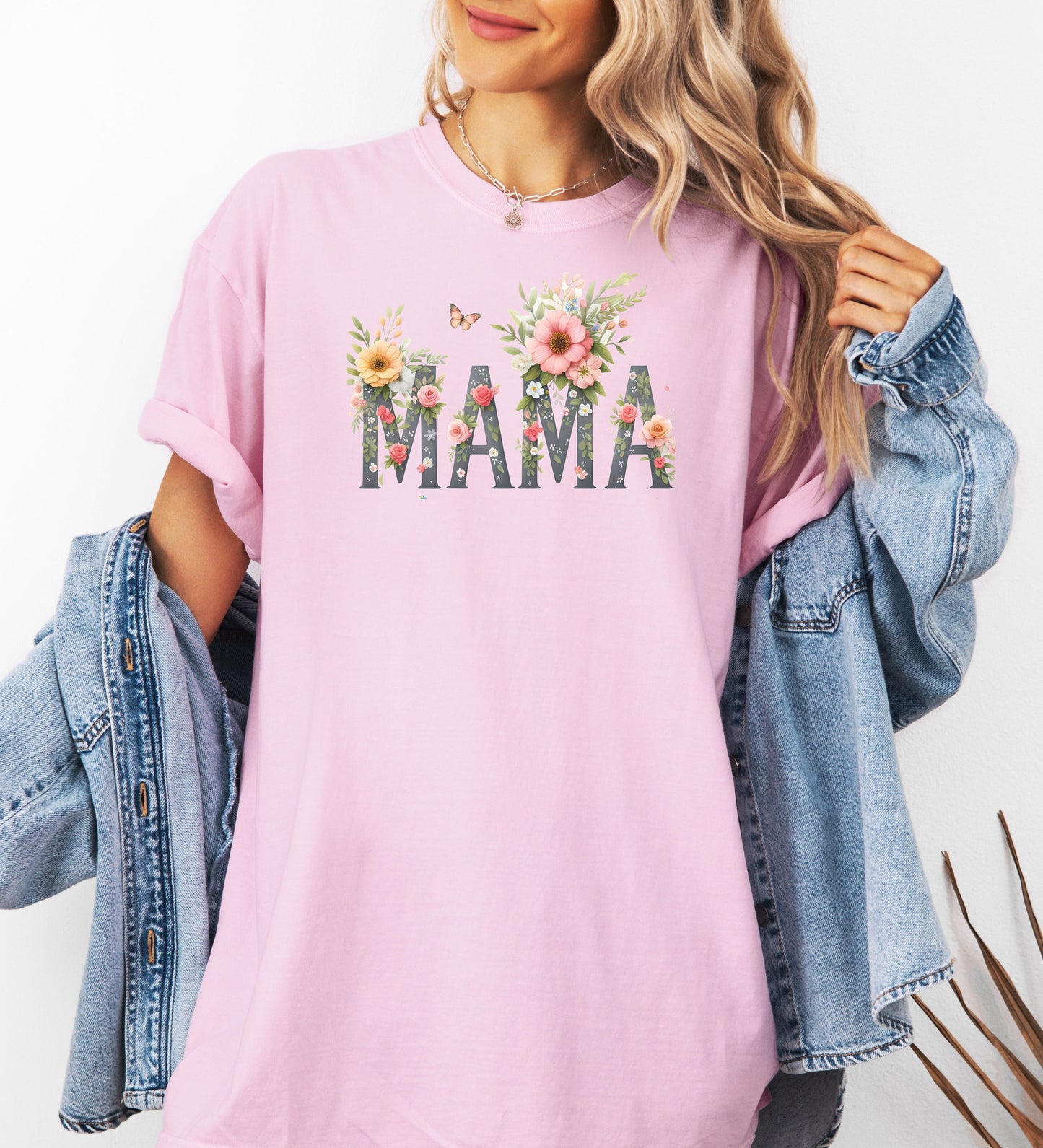 Floral MAMA T-Shirt, Floral Wildflower Tee for Moms, Mother's Day Gift