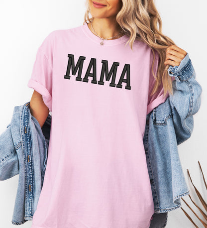 MAMA Embroidered Mother's Day T-Shirt