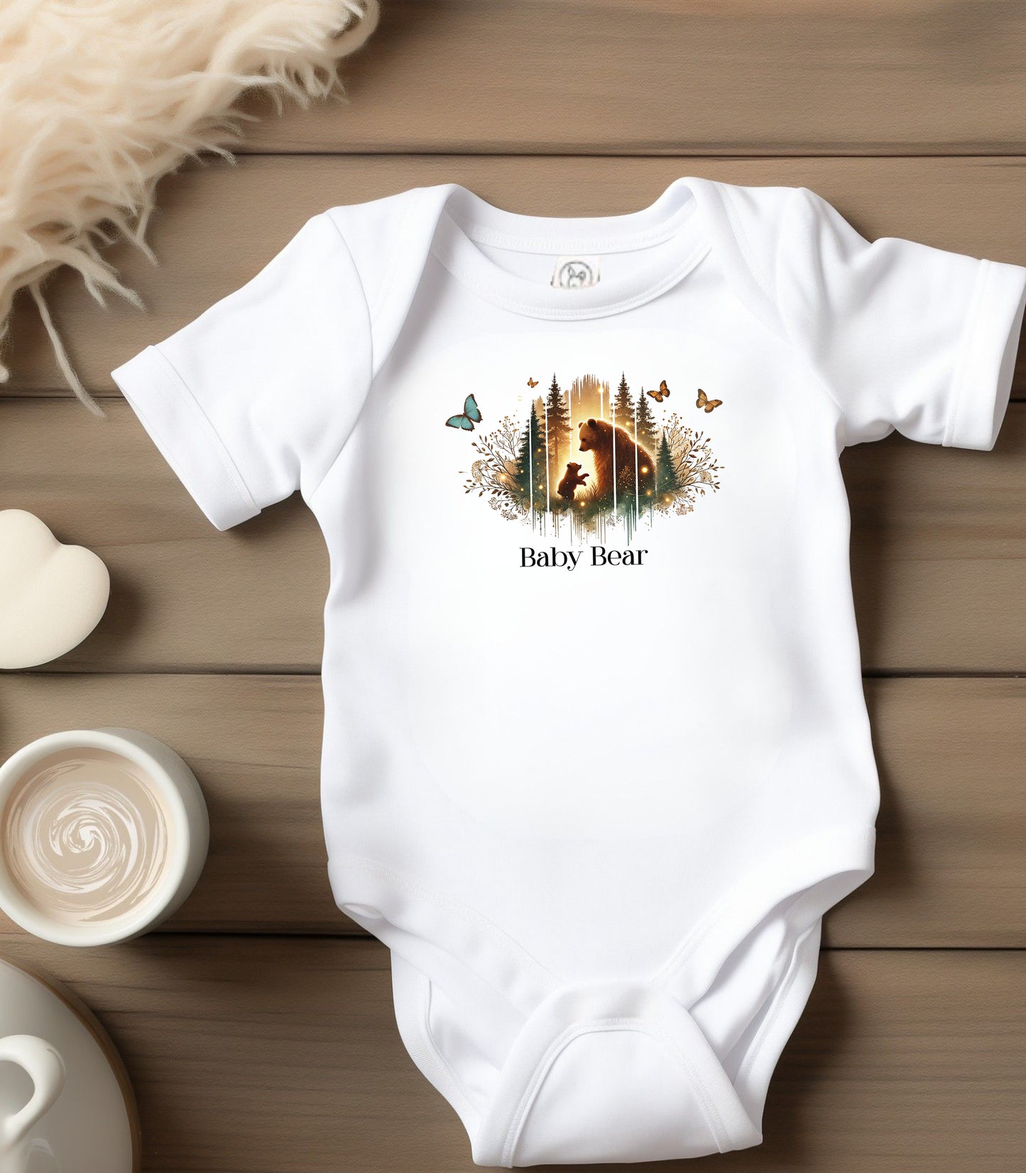 Baby Bear Woodland Infant Bodysuit