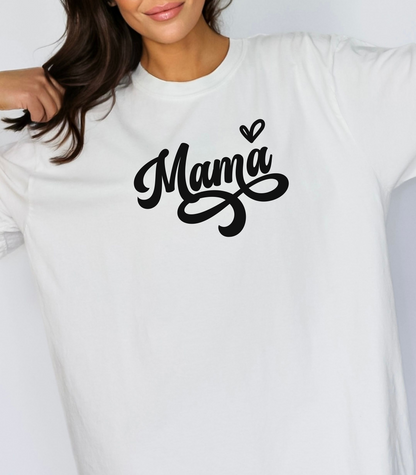 Mama T-Shirt, Heart Accent Mother's Day Tee