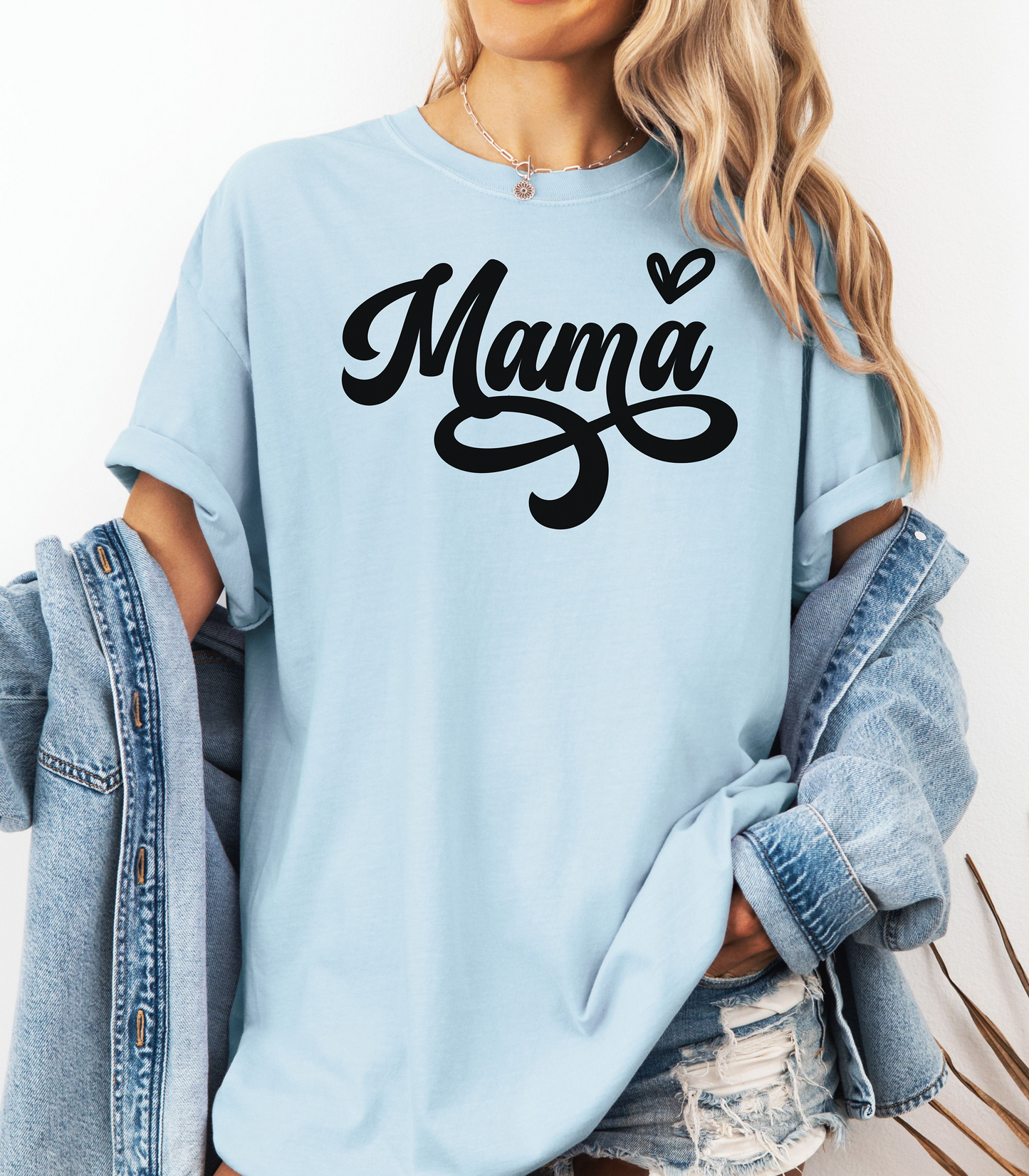 Mama T-Shirt, Heart Accent Mother's Day Tee