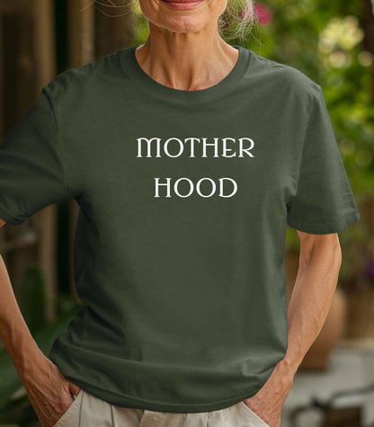 Mother Hood Empowered Mom T-Shirt, Mom Life Tee