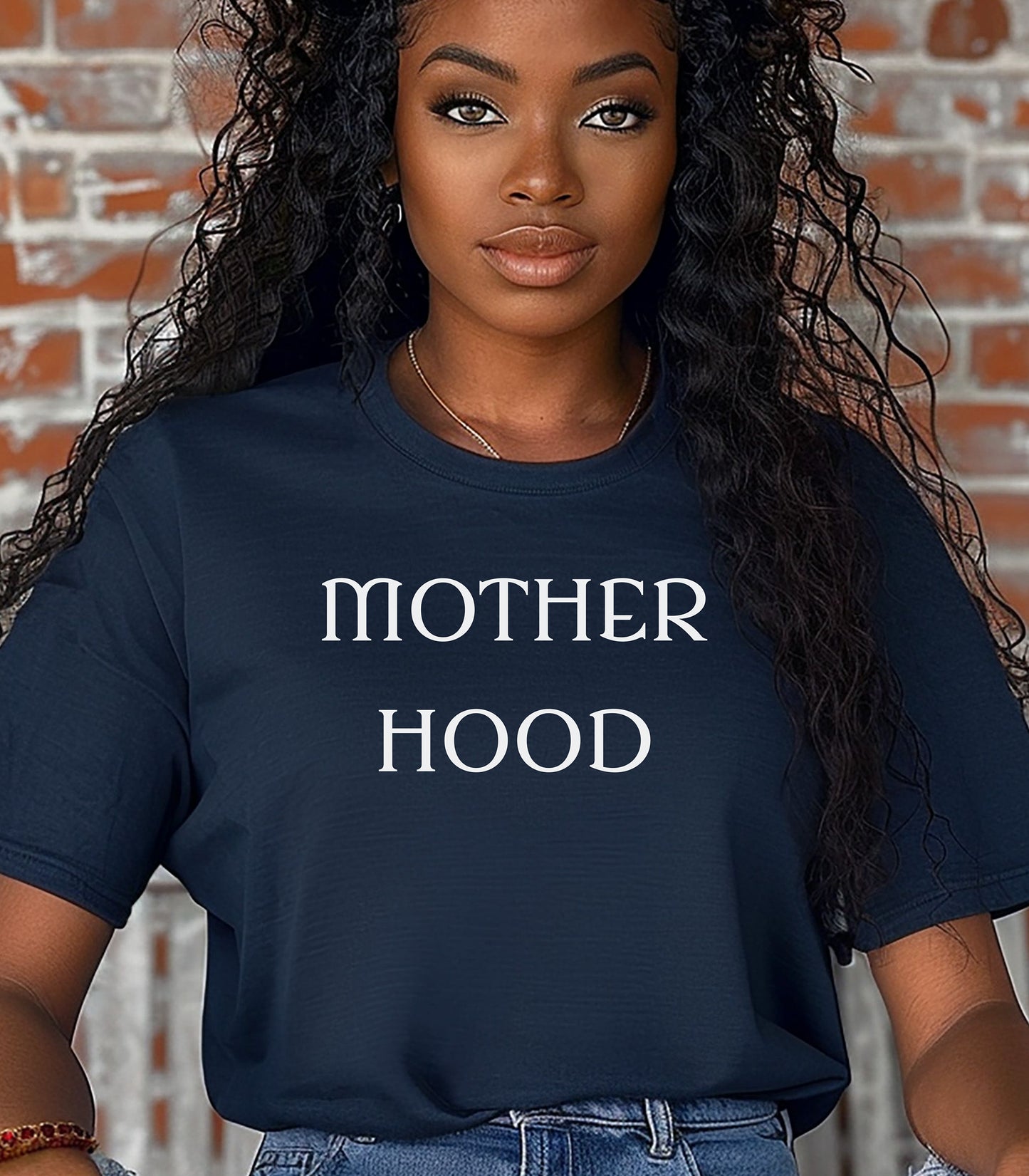 Mother Hood Empowered Mom T-Shirt, Mom Life Tee