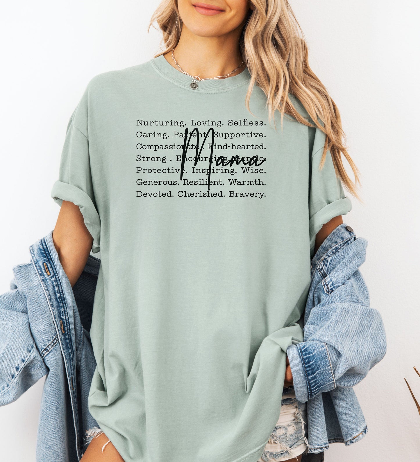 Mama Inspirational Words Mom T-Shirt, Mother's Day Gift