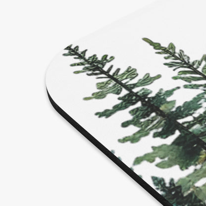 Edge of mouse pad showing thickness
