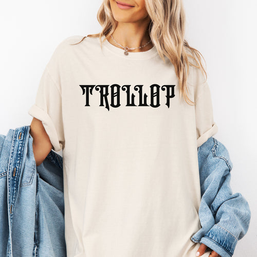 T-Shirt with 'TROLLOP' Design - Casual Streetwear, Graphic Tee, Gift for Friends, Summer Fashion, Unisex Apparel