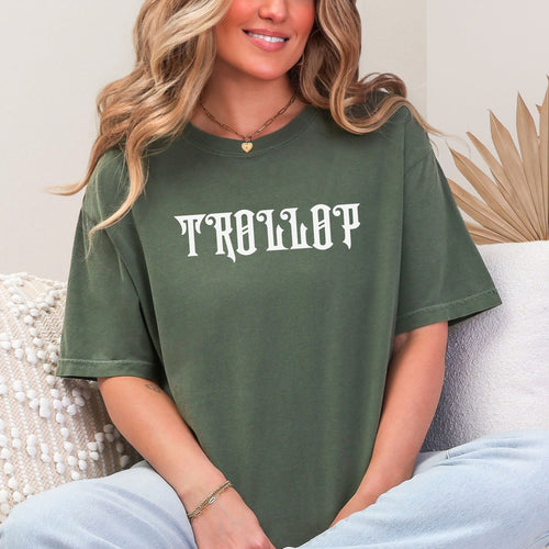 T-Shirt with 'TROLLOP' Design - Casual Streetwear, Graphic Tee, Gift for Friends, Summer Fashion, Unisex Apparel