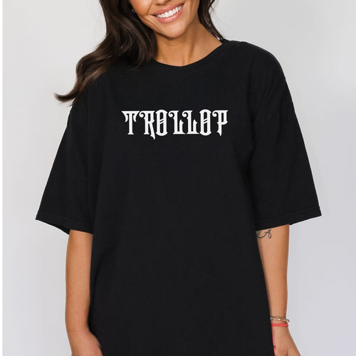 T-Shirt with 'TROLLOP' Design - Casual Streetwear, Graphic Tee, Gift for Friends, Summer Fashion, Unisex Apparel