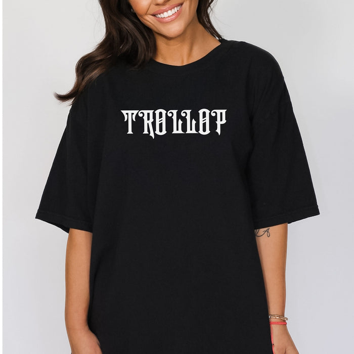 T-Shirt with 'TROLLOP' Design - Casual Streetwear, Graphic Tee, Gift for Friends, Summer Fashion, Unisex Apparel