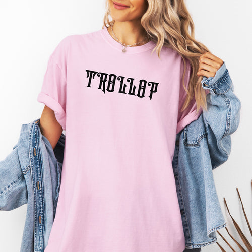 T-Shirt with 'TROLLOP' Design - Casual Streetwear, Graphic Tee, Gift for Friends, Summer Fashion, Unisex Apparel
