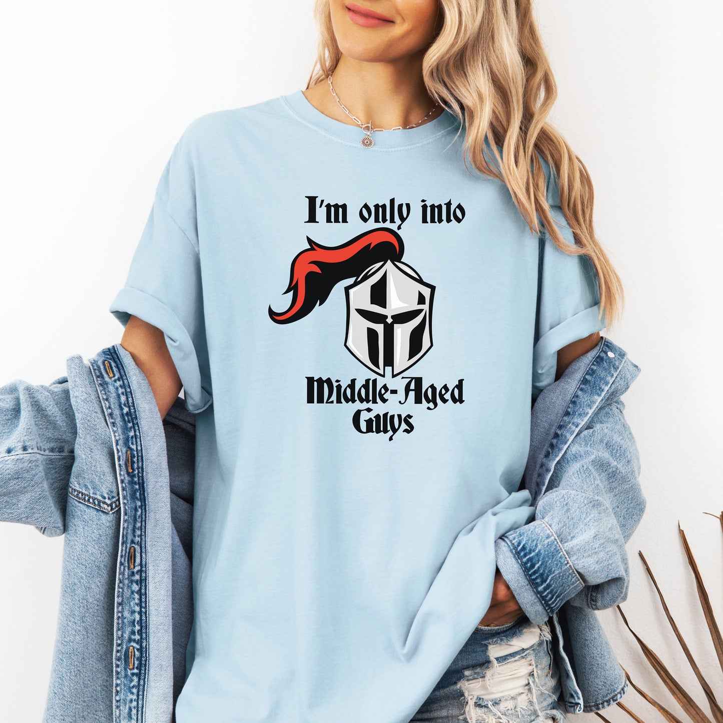 I’m Only Into Middle-Aged Guys T-Shirt, Renaissance Clothing, Renaissance Faire Tee