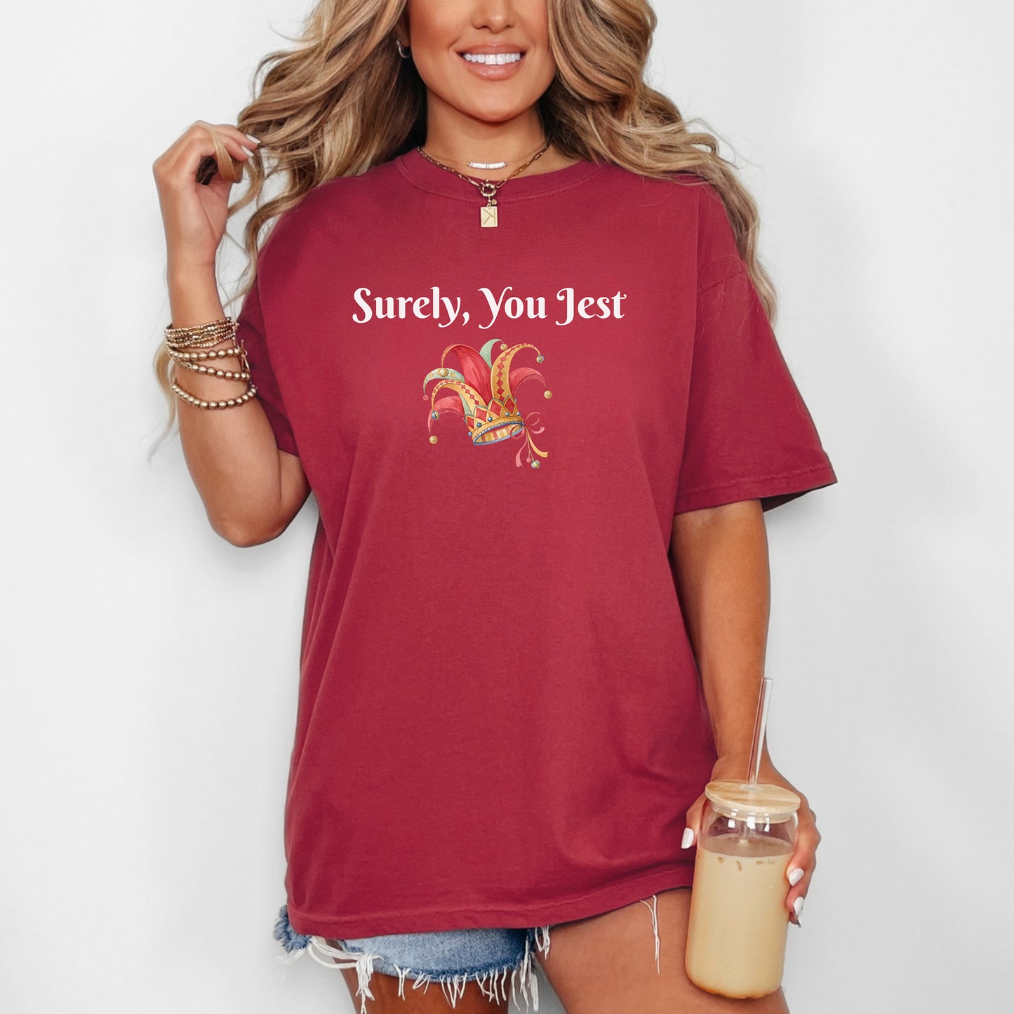 Surely, You Jest T-Shirt, Renaissance Faire Jester Tee