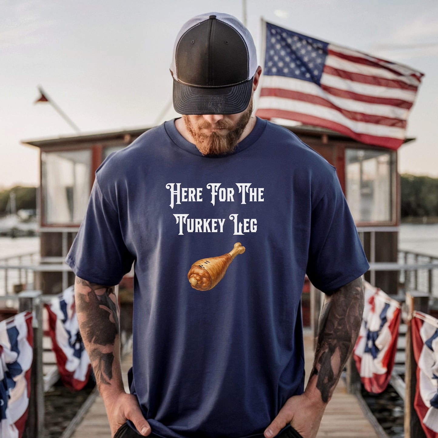 Here For The Turkey Leg Shirt,  Perfect for Renaissance Faires or Thanksgiving