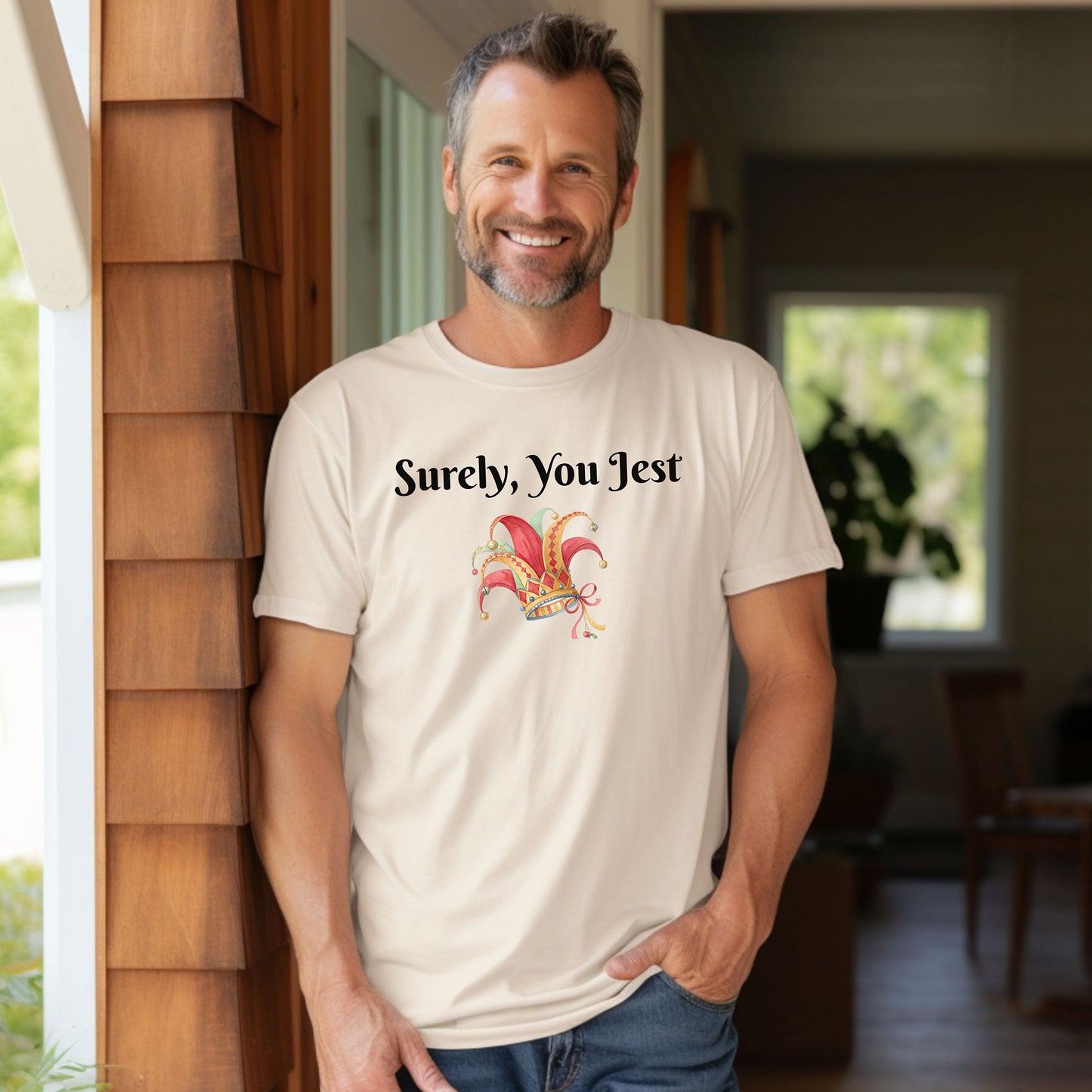 Surely, You Jest T-Shirt, Renaissance Faire Jester Tee