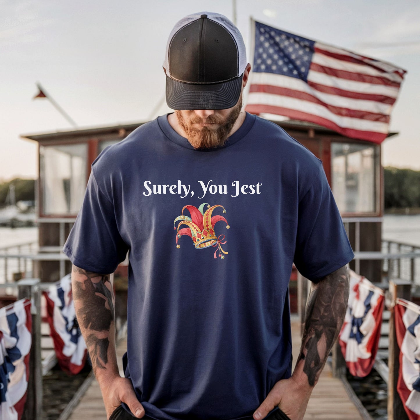 Surely, You Jest T-Shirt, Renaissance Faire Jester Tee