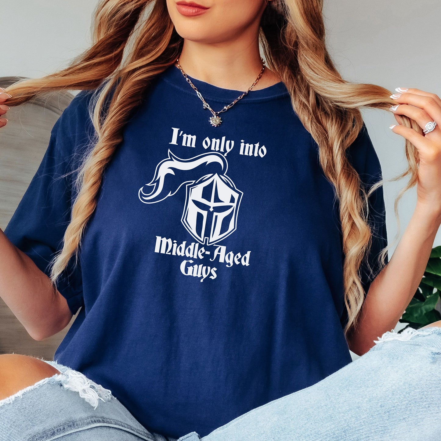 I’m Only Into Middle-Aged Guys T-Shirt, Renaissance Clothing, Renaissance Faire Tee