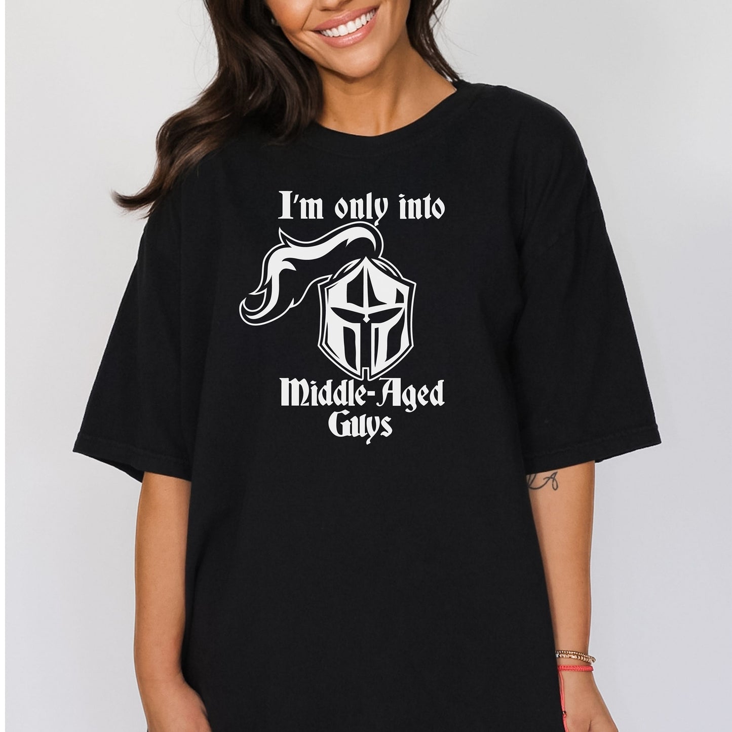 I’m Only Into Middle-Aged Guys T-Shirt, Renaissance Clothing, Renaissance Faire Tee