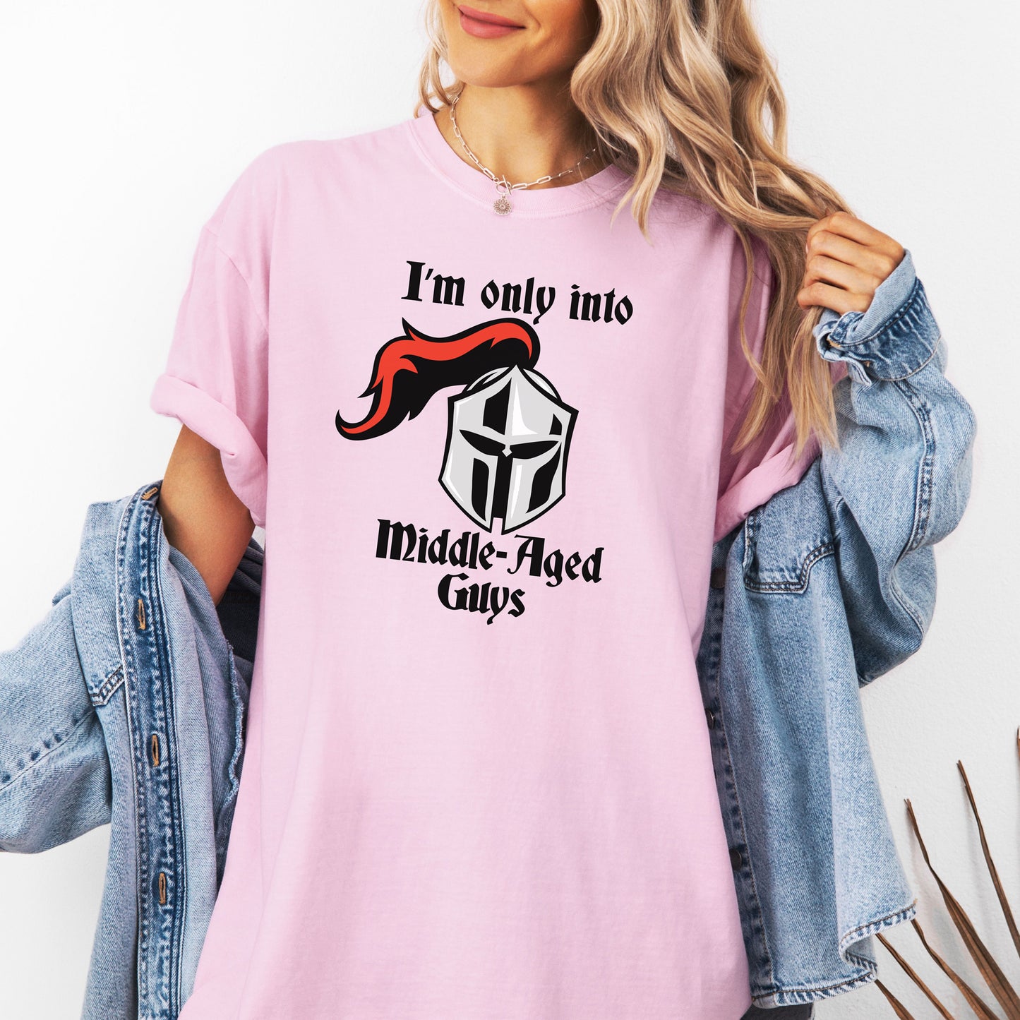 I’m Only Into Middle-Aged Guys T-Shirt, Renaissance Clothing, Renaissance Faire Tee