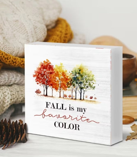 Fall Is My Favorite Color Inspirational Décor | Autumn Tree Design