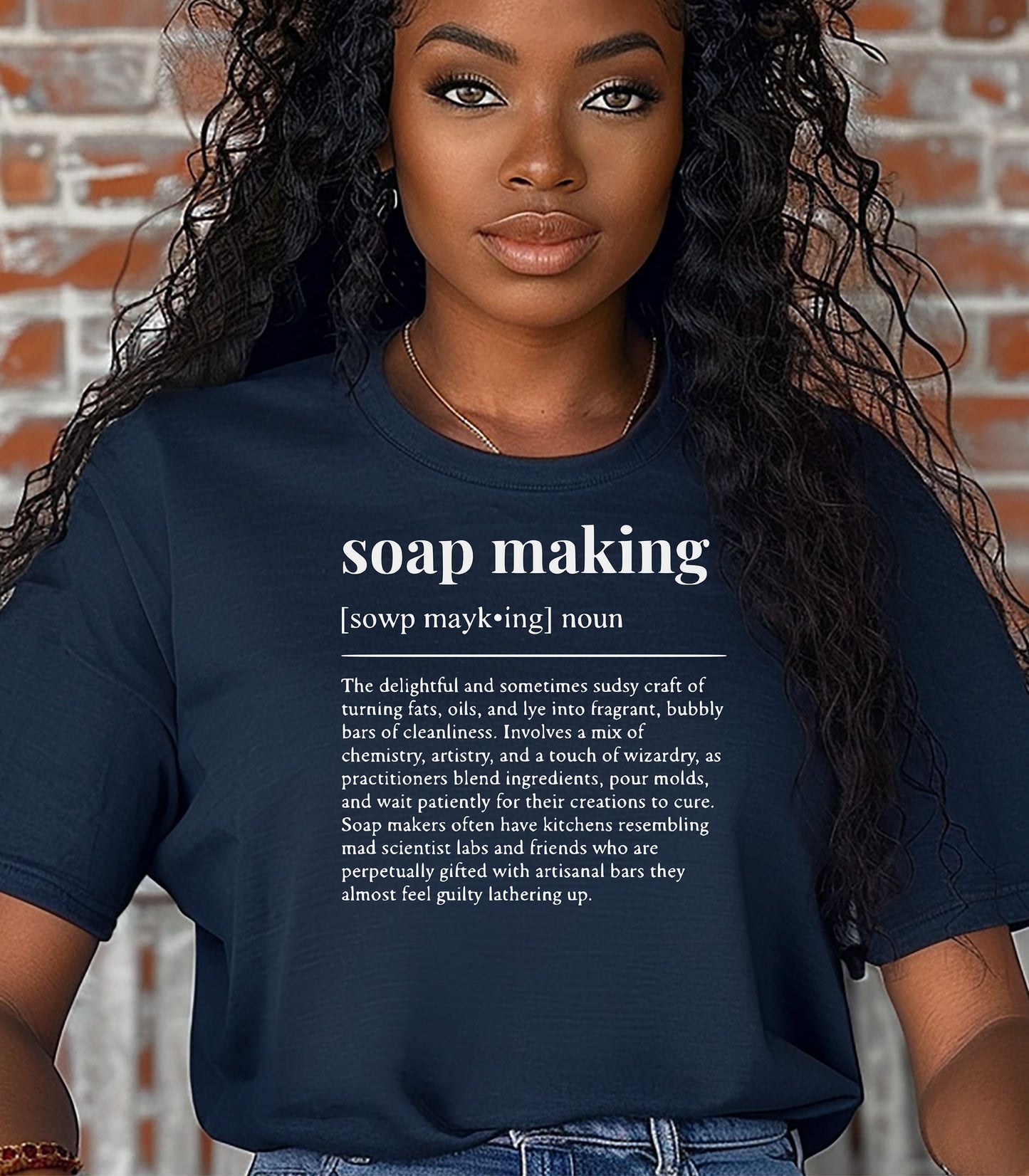 Soap Making Definition T-Shirt, Gift for Soap Artisans & Creators