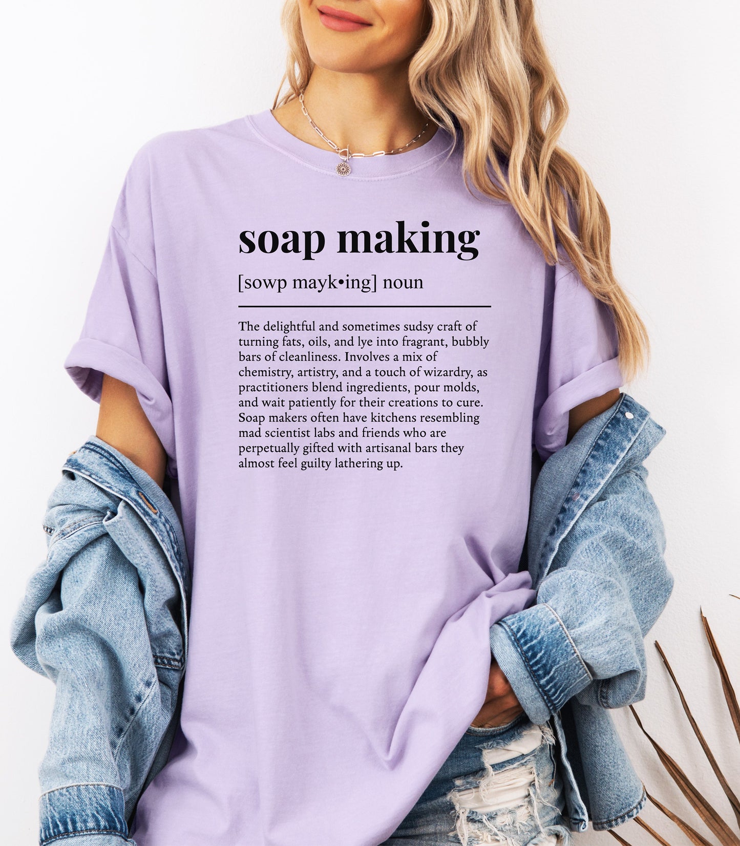 Soap Making Definition T-Shirt, Gift for Soap Artisans & Creators