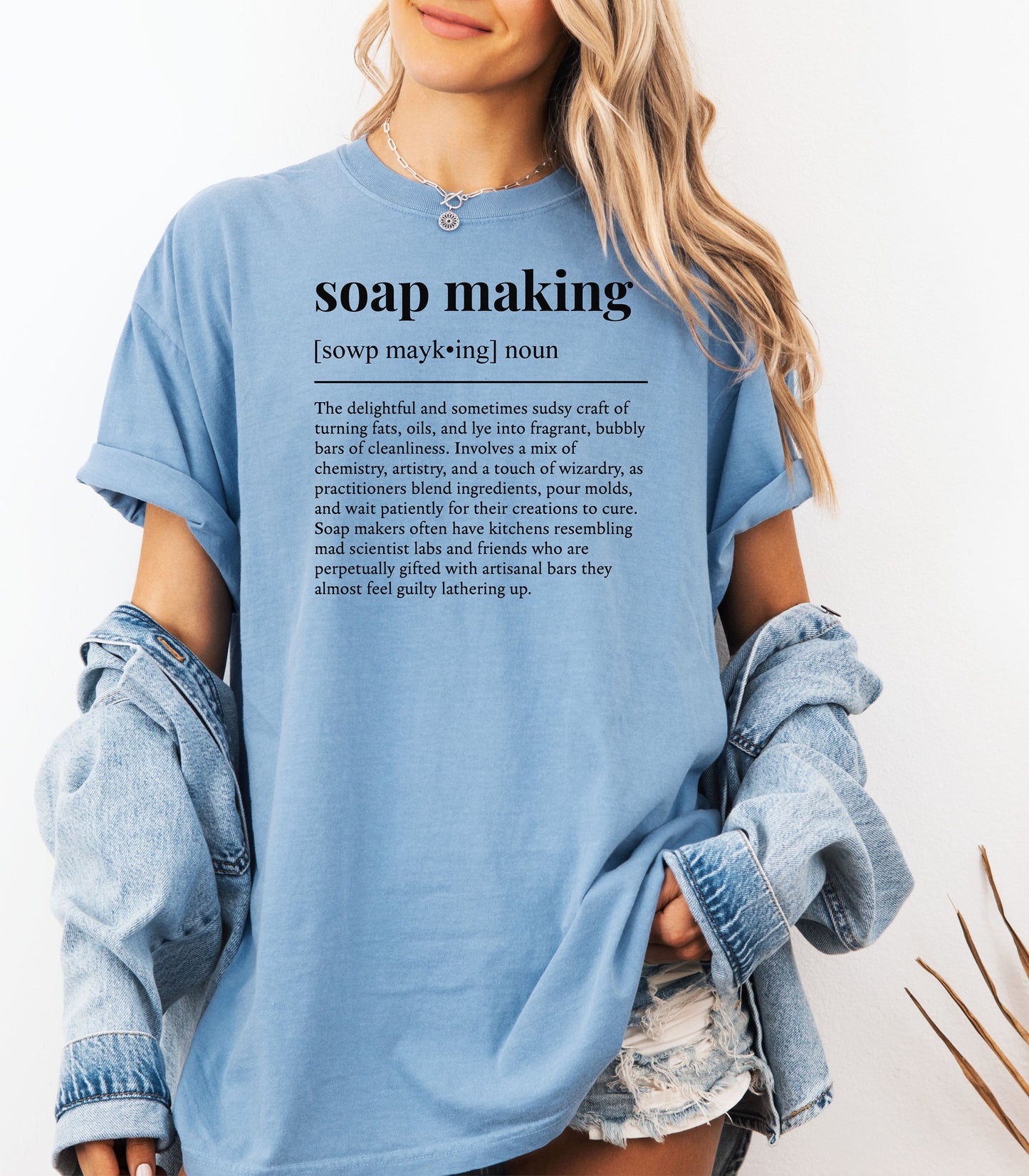 Soap Making Definition T-Shirt, Gift for Soap Artisans & Creators