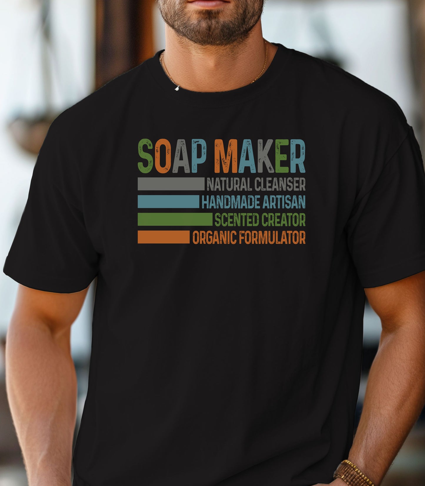 Soap Maker T-Shirt, Natural Cleanser, Handmade Artisan, Organic Formulator