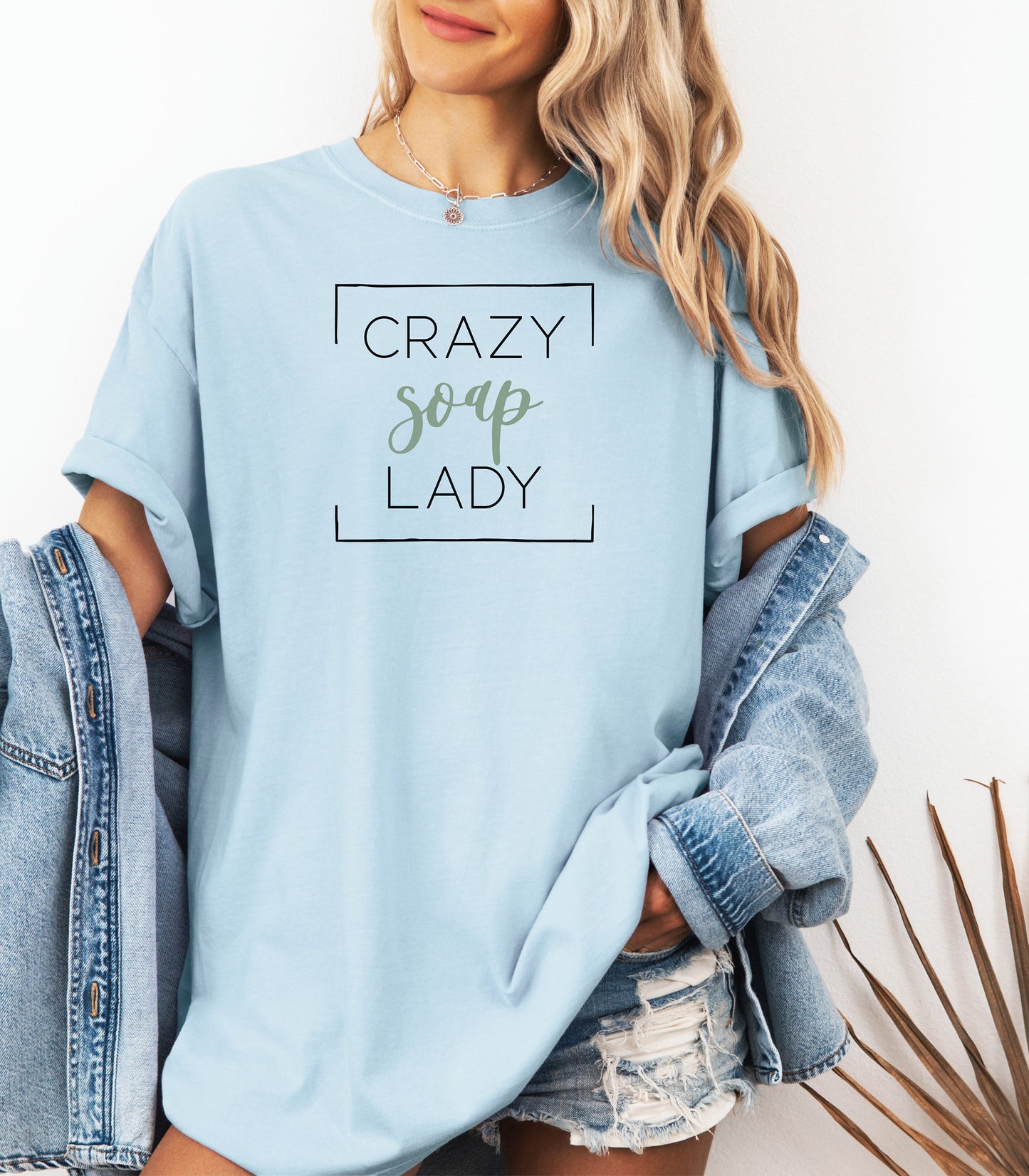 Crazy Soap Lady T-Shirt, Fun Gift for Handmade Soap Makers & Crafters