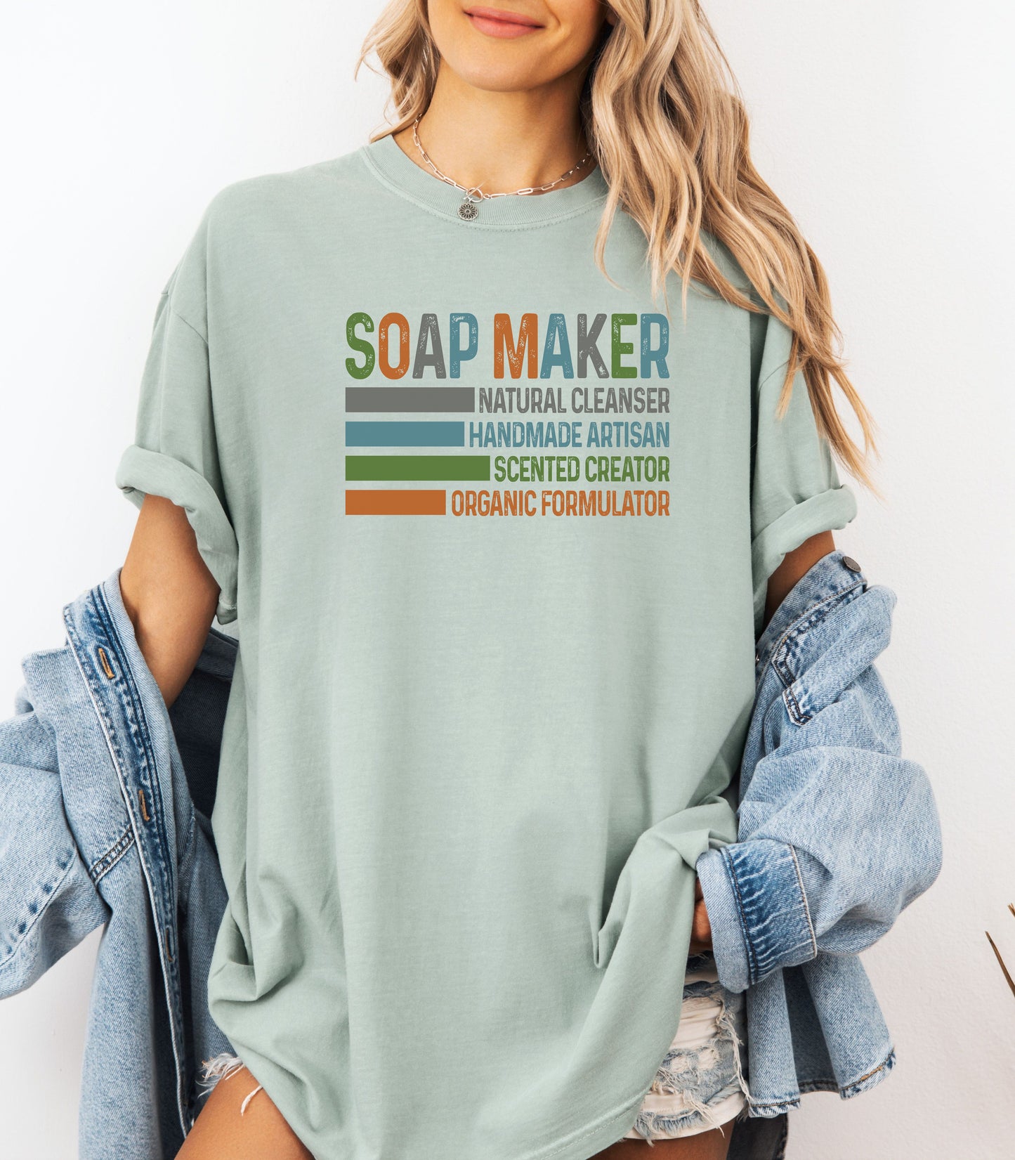 Soap Maker T-Shirt, Natural Cleanser, Handmade Artisan, Organic Formulator