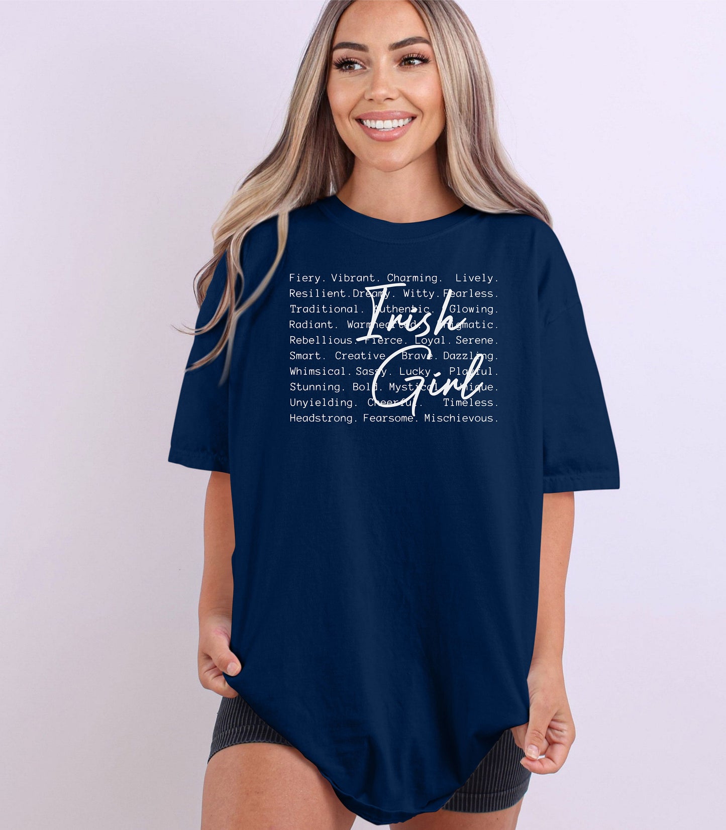 Irish Girl T-shirt | St. Patrick's Day green script design