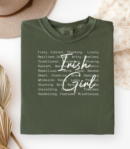 Irish Girl T-shirt | St. Patrick's Day green script design