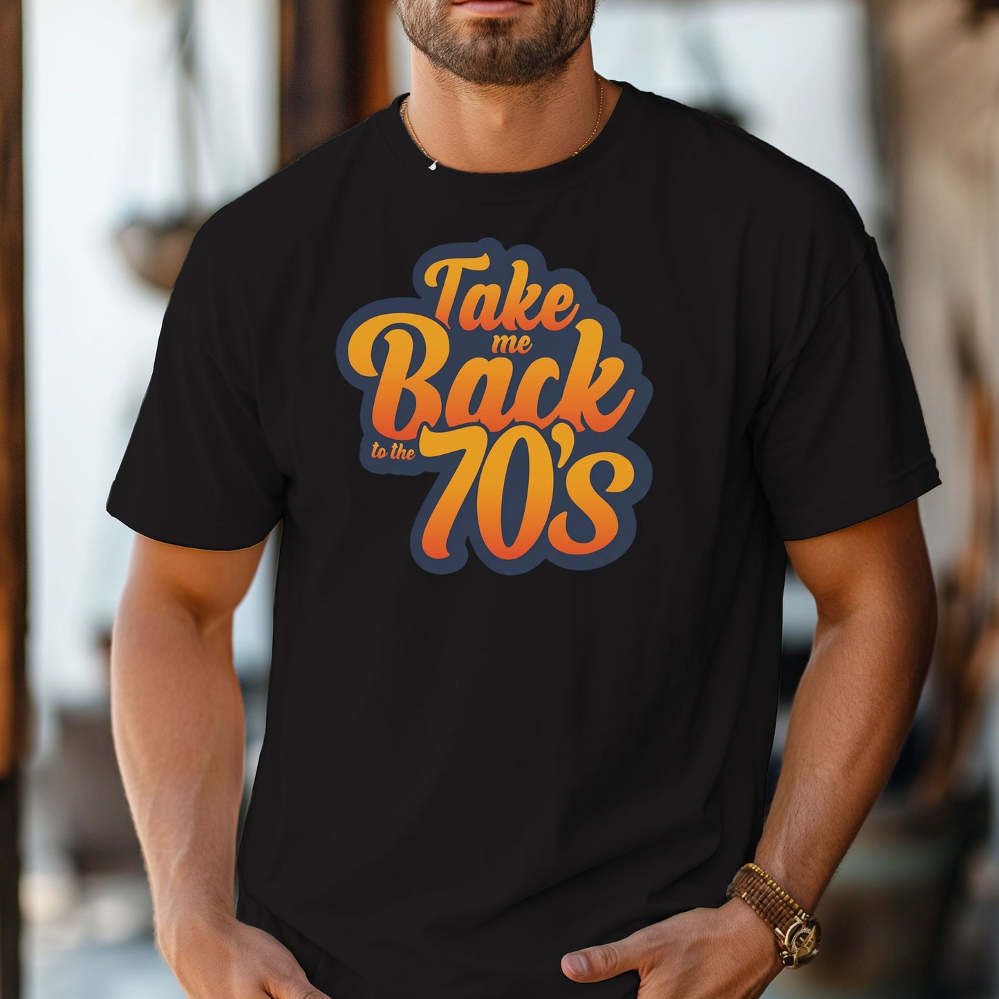 Take Me Back Tee, Retro 70s TShirt, Vintage Typography, Graphic Aesthetic Gift, Disco Style Nostalgia Design