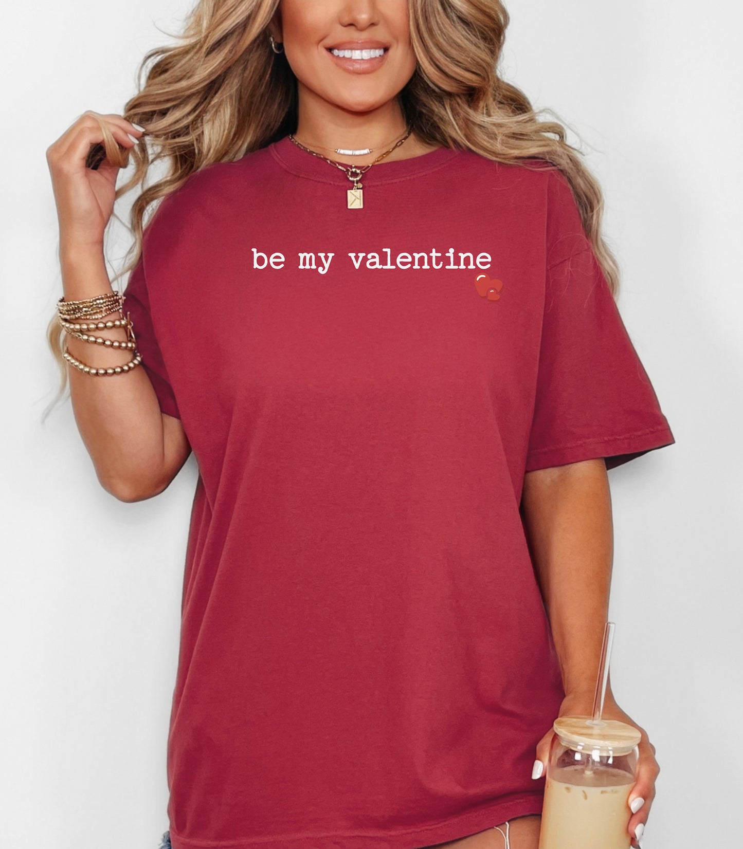 Be My Valentine T-Shirt, Simple Heart Valentine Design