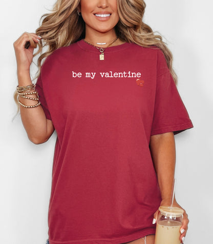 Be My Valentine T-Shirt, Simple Heart Valentine Design