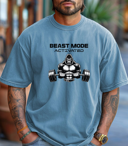 Beast Mode Activated Shirt, Workout Shirt, Weightlifting Tee, Hardcore Gym Tee, Gift for Gym Lovers