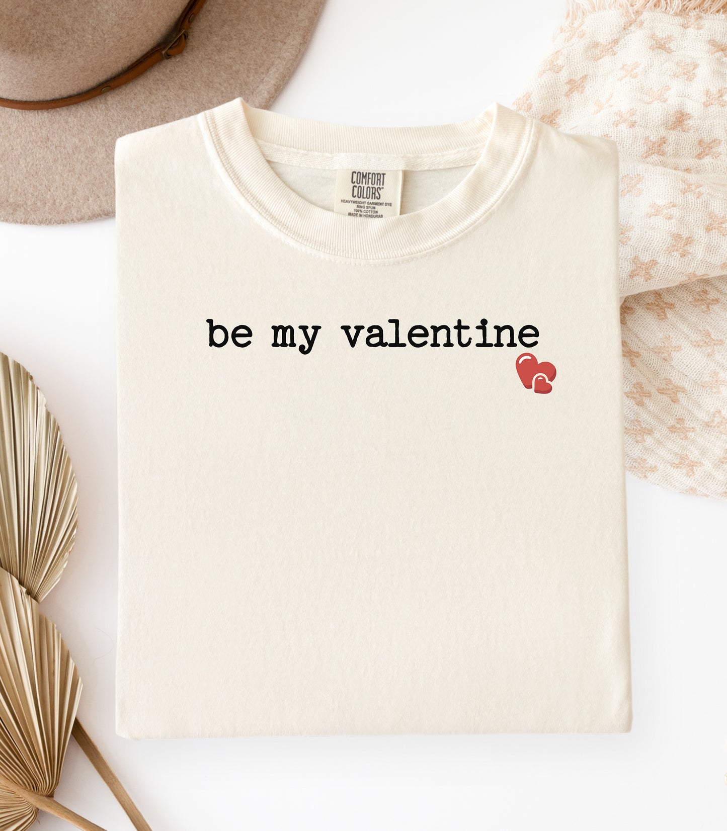 Be My Valentine T-Shirt, Simple Heart Valentine Design