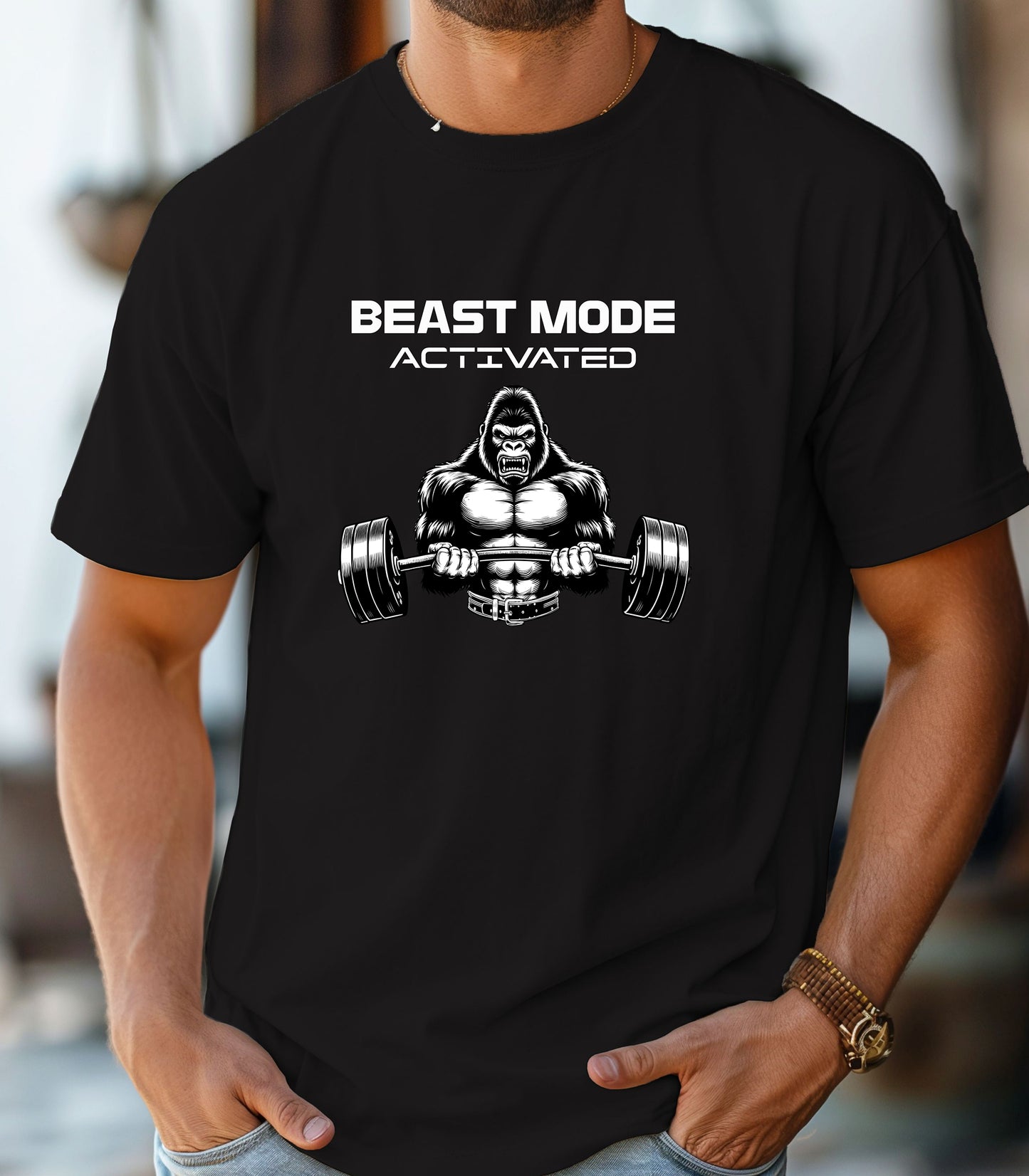 Beast Mode Activated Shirt, Workout Shirt, Weightlifting Tee, Hardcore Gym Tee, Gift for Gym Lovers