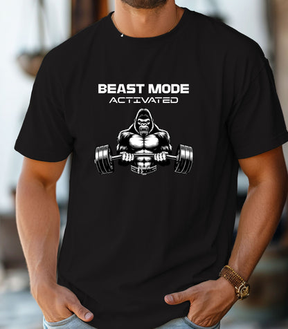 Beast Mode Activated Shirt, Workout Shirt, Weightlifting Tee, Hardcore Gym Tee, Gift for Gym Lovers
