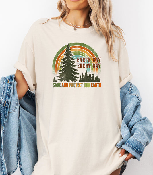 Earth Day Every Day, Save and Protect Our Earth Nature T-Shirt