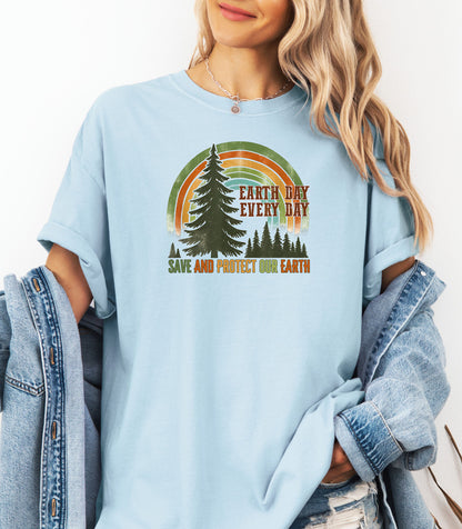 Earth Day Every Day, Save and Protect Our Earth Nature T-Shirt