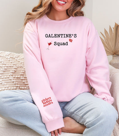 Galentine’s Squad Sweatshirt, Valentine’s Day Crewneck