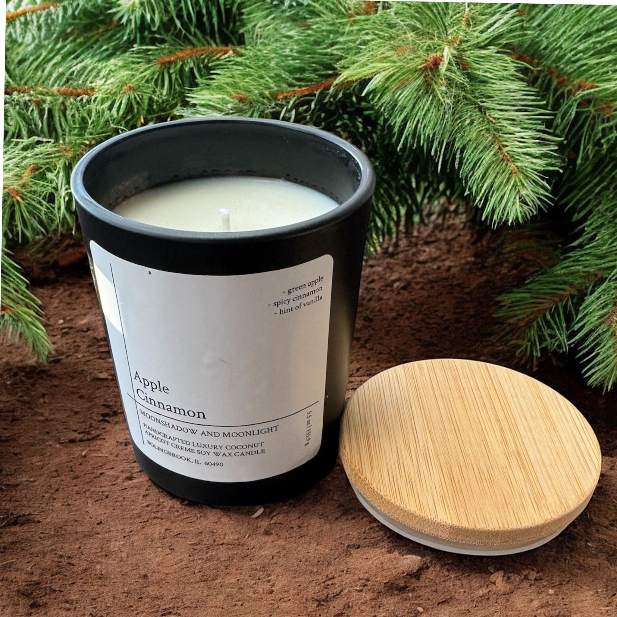 Apple Cinnamon Candle - Crisp and Cozy Fall Fragrance