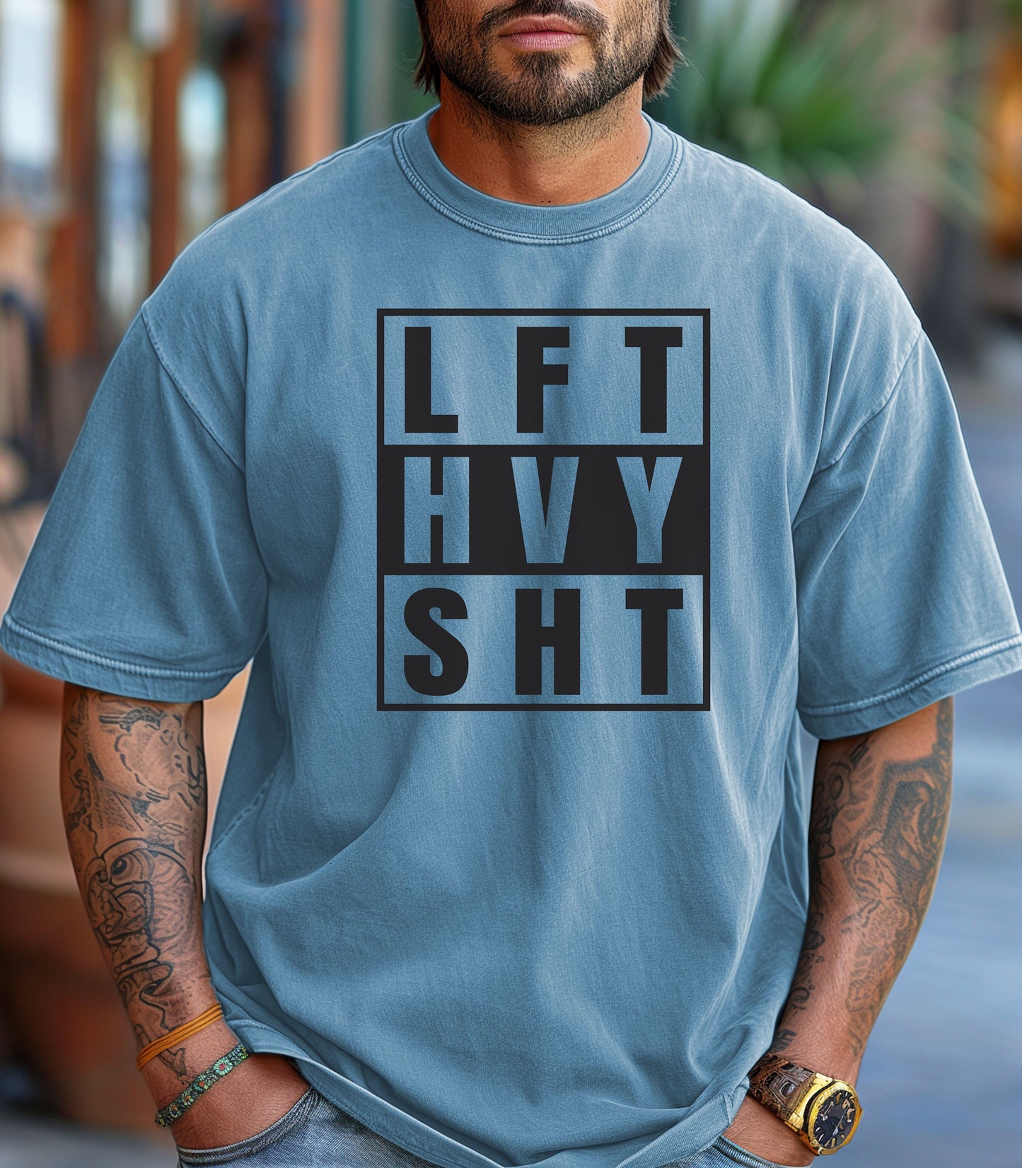 LFT HVY SHT T-Shirt, Bold Gym & Weightlifting Tee, Gift for Weightlifter, Gym Workout Motivation Shirt, Lifting Workout Tee