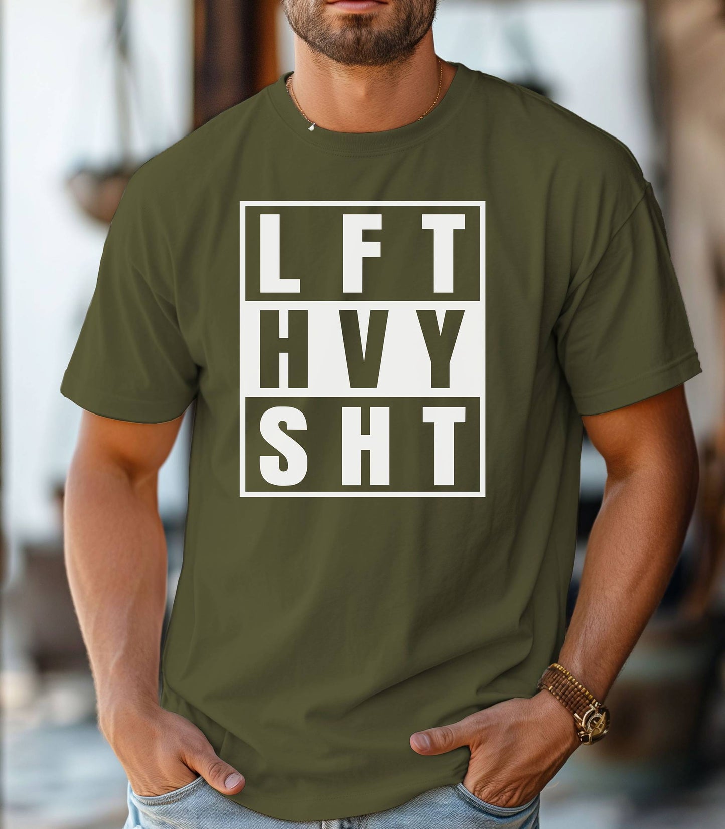 LFT HVY SHT T-Shirt, Bold Gym & Weightlifting Tee, Gift for Weightlifter, Gym Workout Motivation Shirt, Lifting Workout Tee