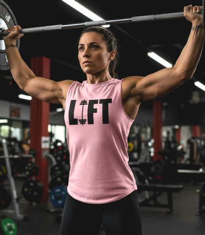 LIFT Muscle T-Shirt, Bold Gym Motivation Tee, Gym & Weightlifting Tee