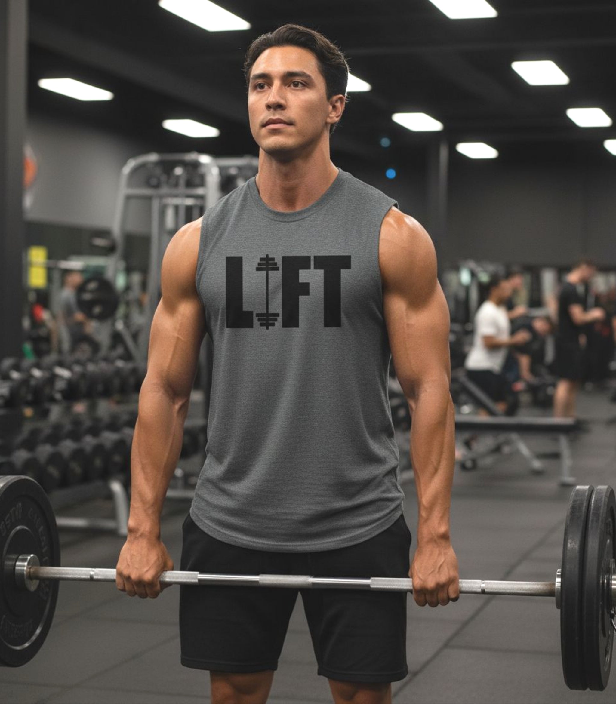 LIFT Muscle T-Shirt, Bold Gym Motivation Tee