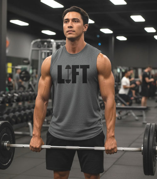 LIFT Muscle T-Shirt, Bold Gym Motivation Tee